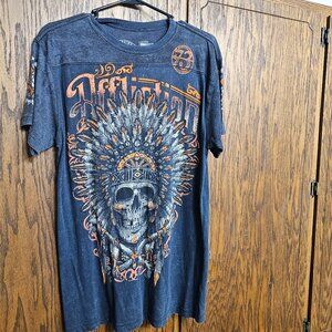 Affliction large T shirt  The buckle Men's Rock Stage Wear